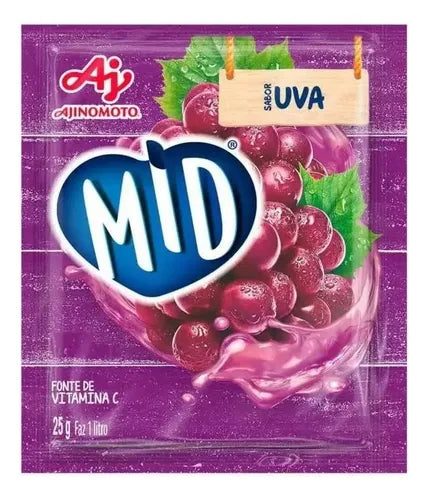 Suco em Pó Mid Uva