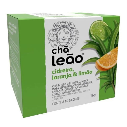 Chá Leão Cidreira, Laranja e Limão 20g