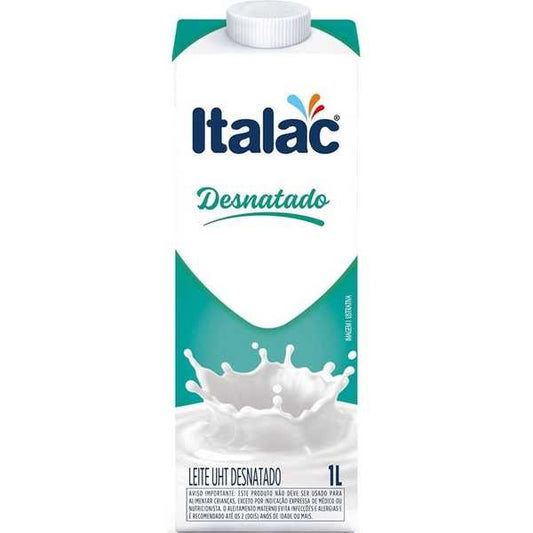 Leite Desnatado Italac 1L