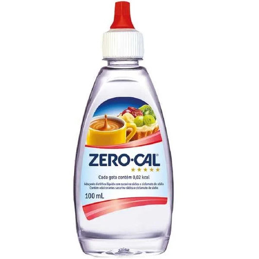 Adoçante Zero Cal Líquido Sacarina 100ml