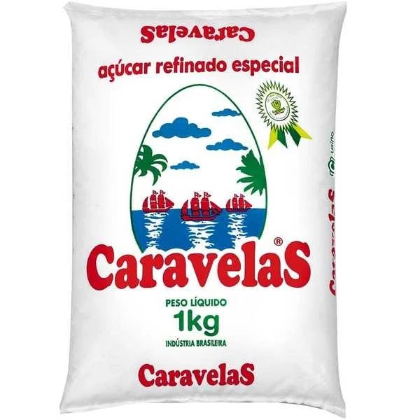 Açúcar Refinado Caravelas 1kg