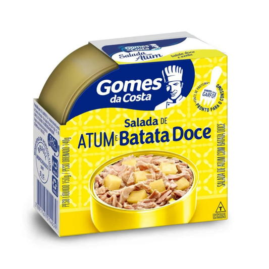 Salada com Atum Gomes da Costa Batata Doce e Azeite Pote 150 g