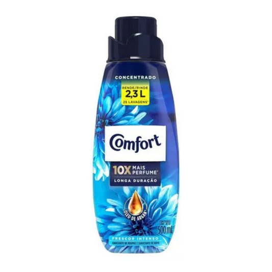 Amaciante Concentrado Frescor Intenso Comfort 500 ml