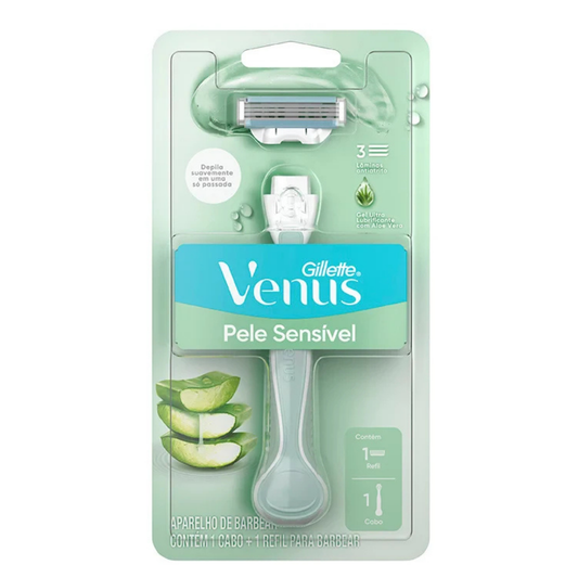 Aparelho de Depilar Gillette Venus Pele Sensível 1 Unidade
