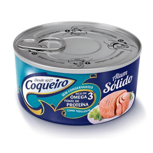 Atum Sólido em Óleo Lata Com 170gr Coqueiro
