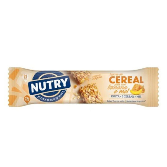 Barra de Cereal Nutry Sabor Aveia com Banana e Mel com 22g