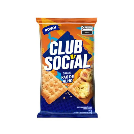 Biscoito Club Social Pão de Alho 141g
