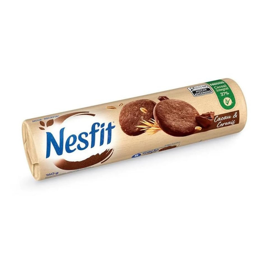 Biscoito Nesfit Cereais e Cacau 160g