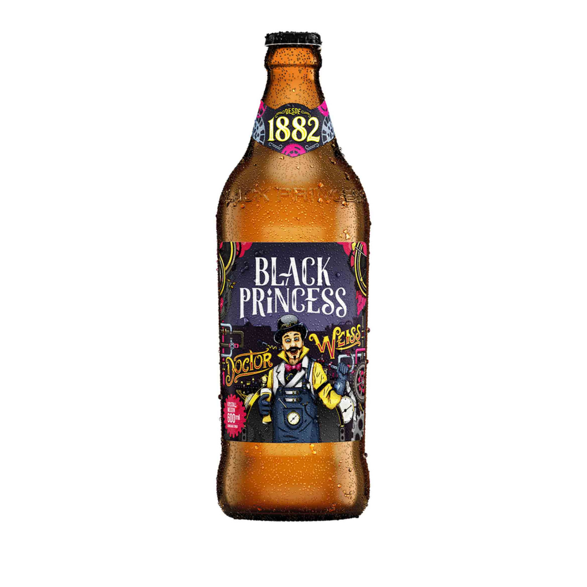 Cerveja Black Princess Doctor Weiss 600ml