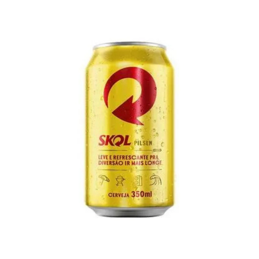 Cerveja Pilsen Skol Lata 350ml