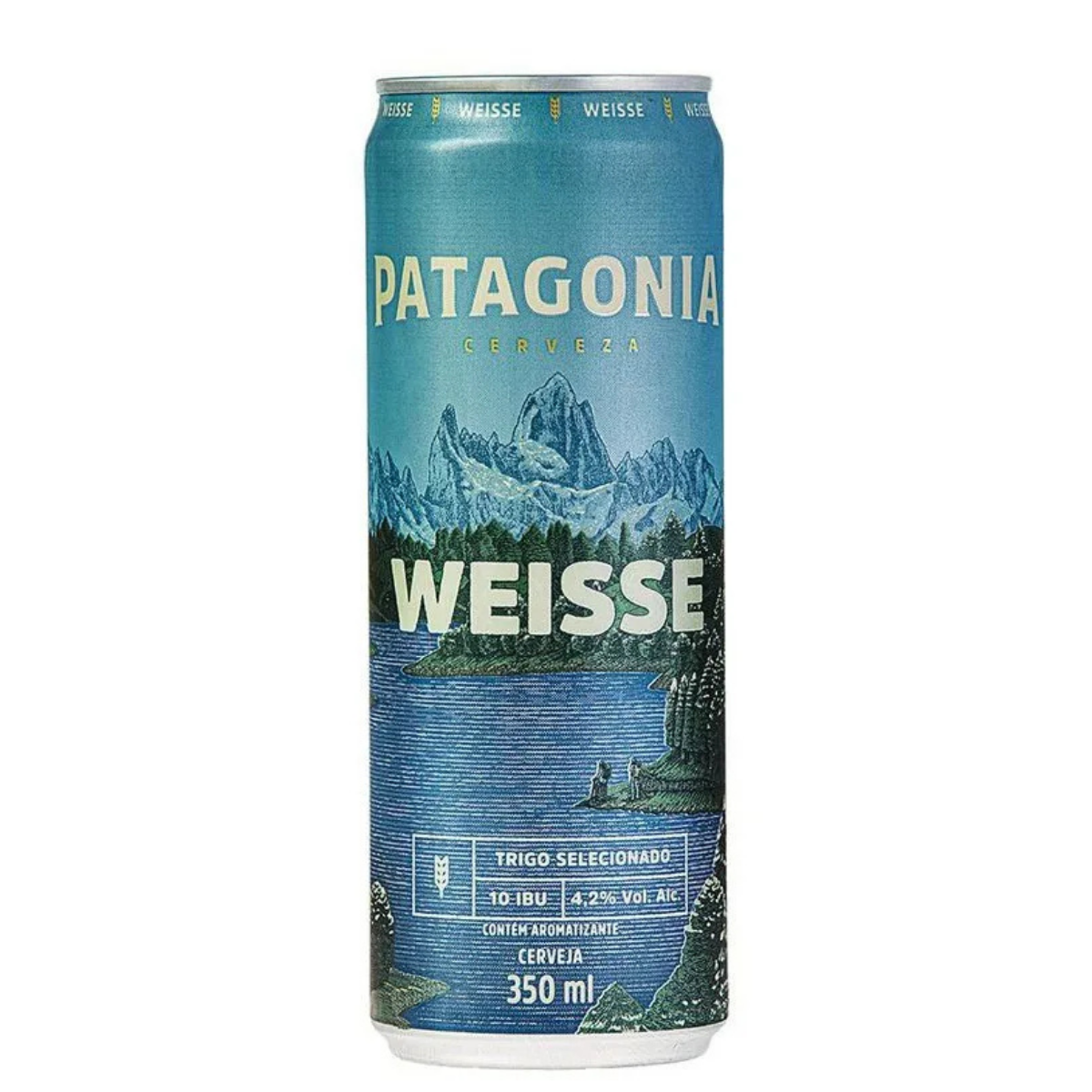 Cerveja Weisse Sleek Patagonia Lata 350ml