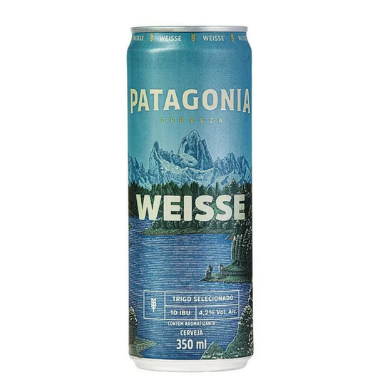 Cerveja Weisse Sleek Patagonia Lata 350ml