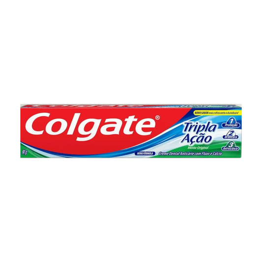Creme Dental Colgate Tripla Ação Anticárie Menta Original 90g