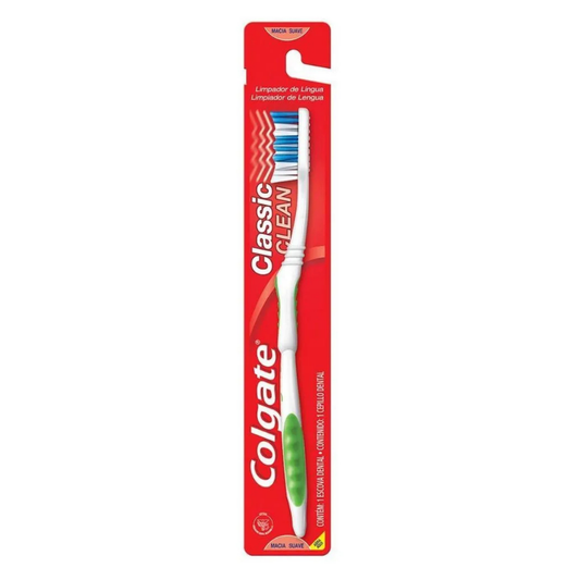 Escova dental Colgate Classic Clean macia suave