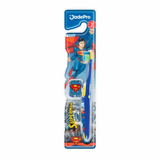 Escova Dental Infantil Jadepro Superman Macia