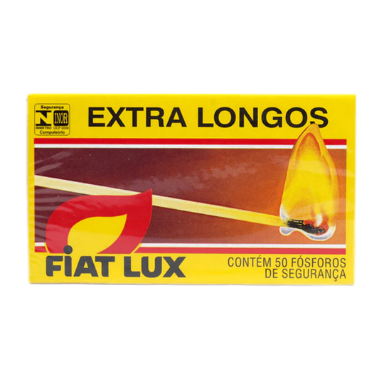 Fósforos Fiat Lux Extra Longos c/ 50 unidades
