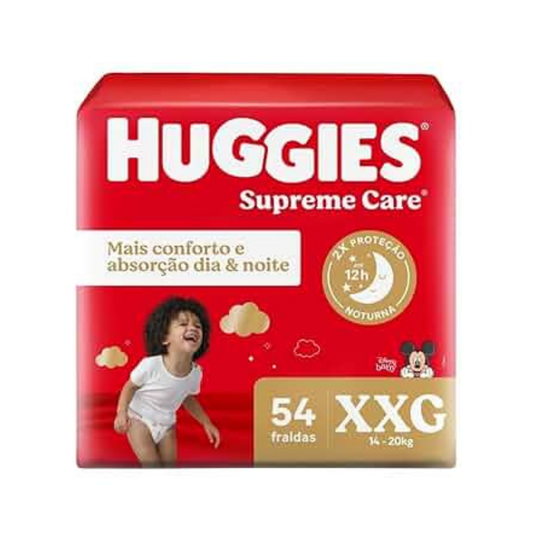 Fralda Huggies Supreme Care XXG 54 Unidades