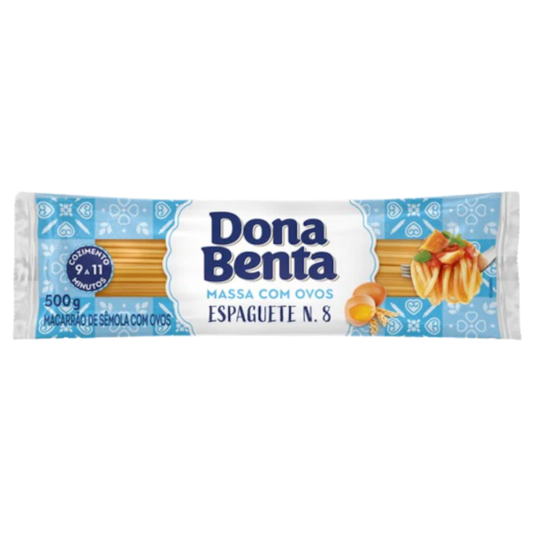 Macarrão Espaguete Com Ovos Dona Benta 8 500g