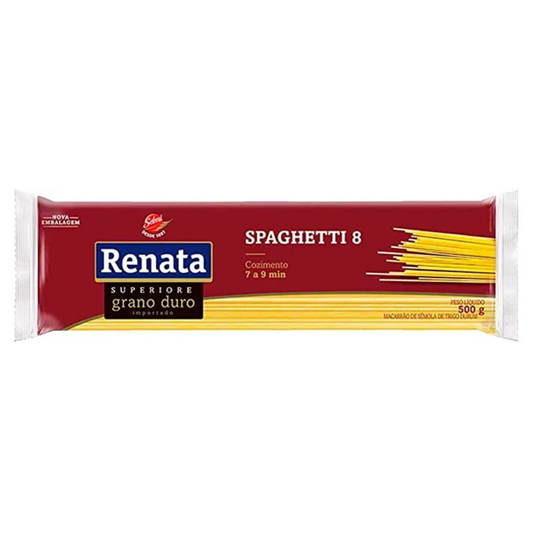 Macarrão Grano Duro Superiore Spaghetti 8 Renata 500g