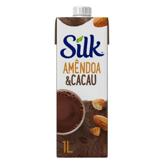 Bebida Vegetal Silk Amêndoa e Cacau 1L