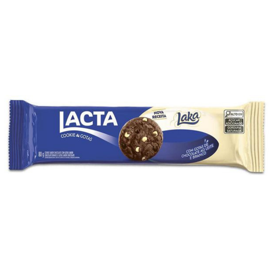 Biscoito Cookies Lacta Laka 80g