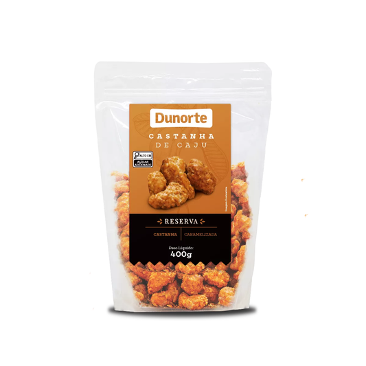 Castanha de Caju Caramelizada Dunorte Reserva 400g
