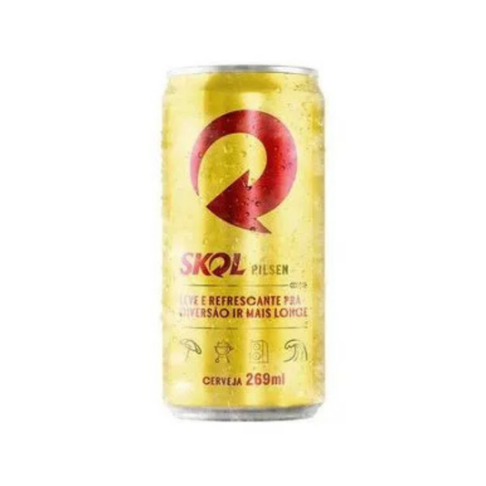 Cerveja Pilsen Skol Lata 269ml