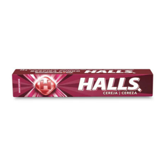 Bala Halls de Cereja 28g