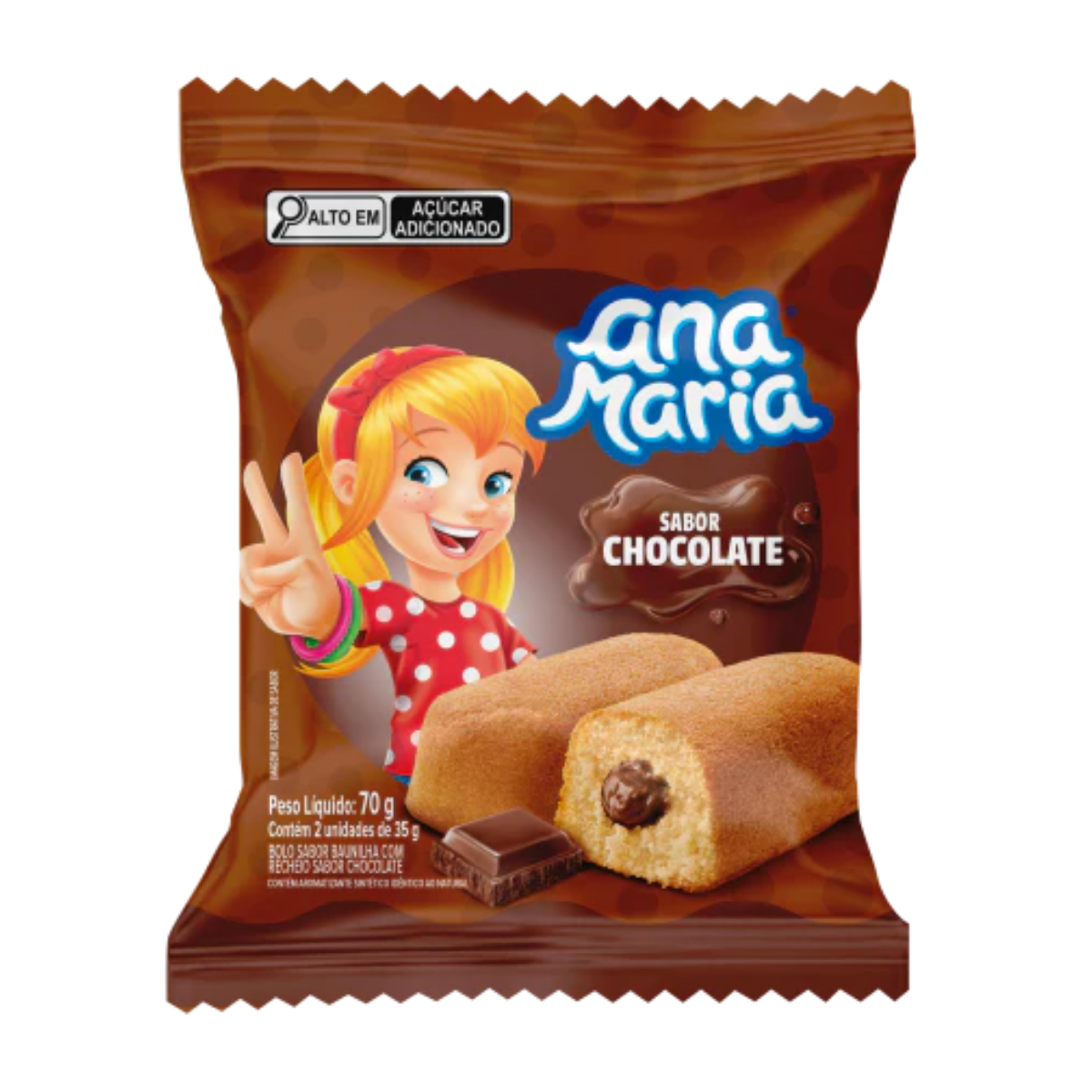 Bolo Ana Maria de Chocolate 70g