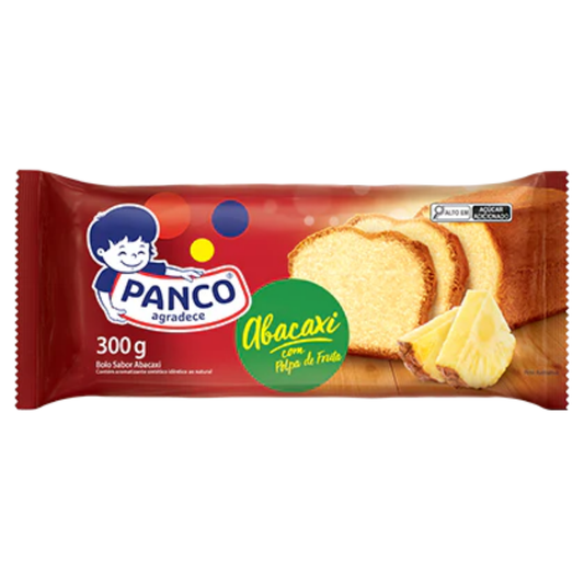 Bolo de Abacaxi com Polpa de Fruta Panco 300g