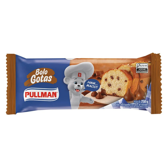 Bolo Gotas Pullman de Chocolate 250g