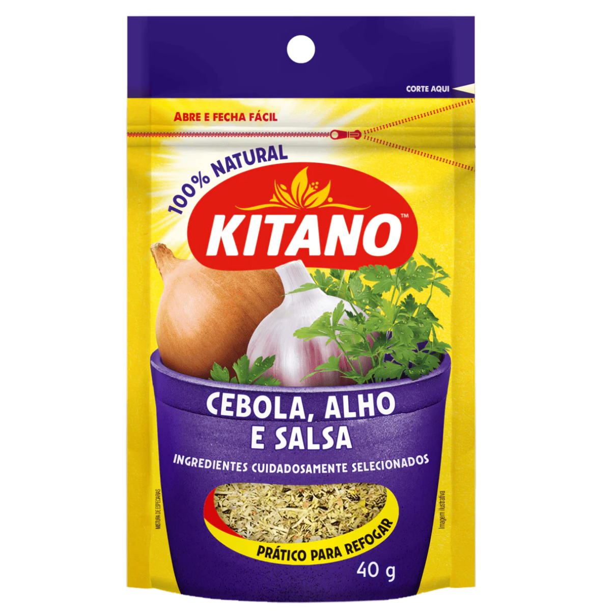 Cebola Alho e Salsa Kitano 40g