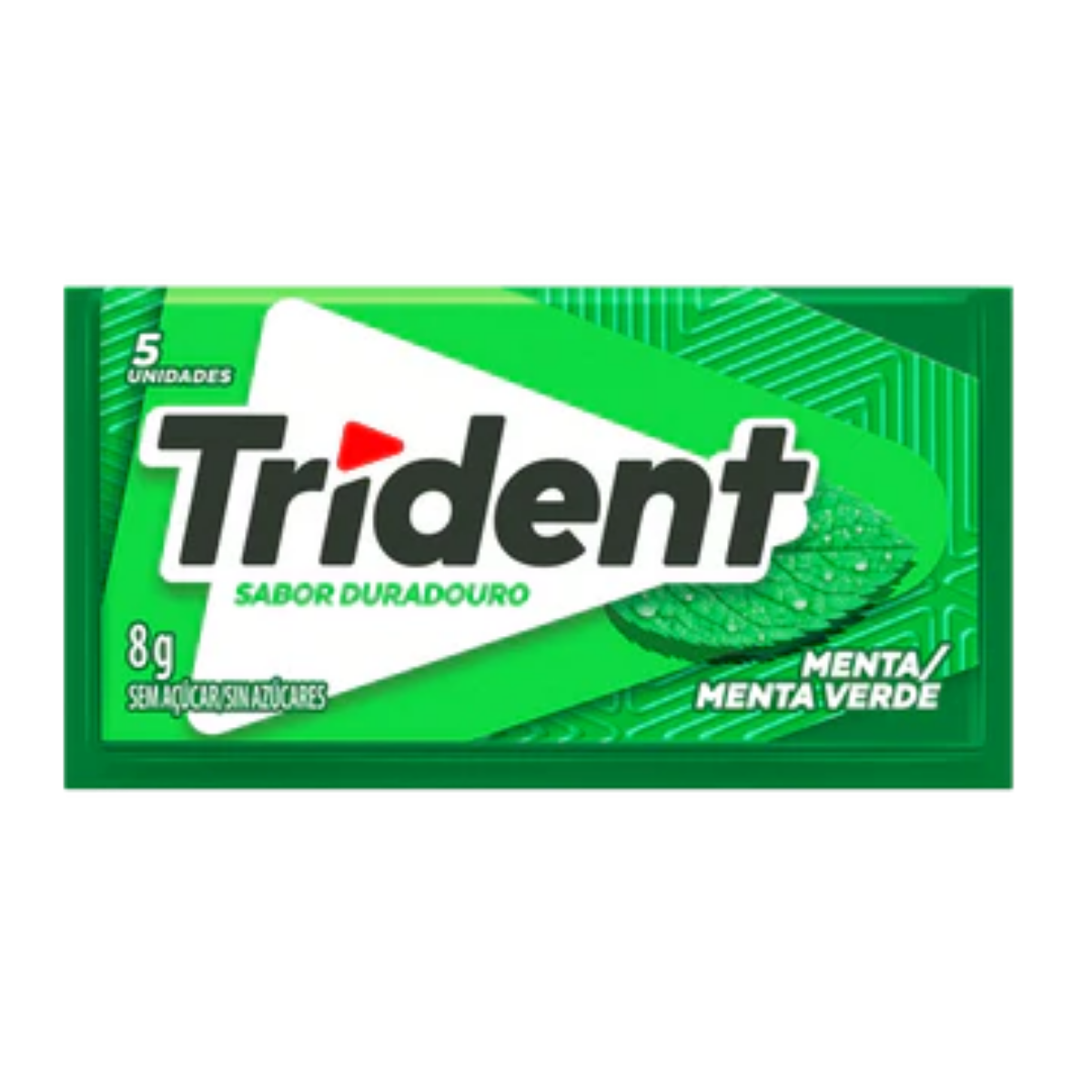 Chiclete Menta Verde Trident 8g