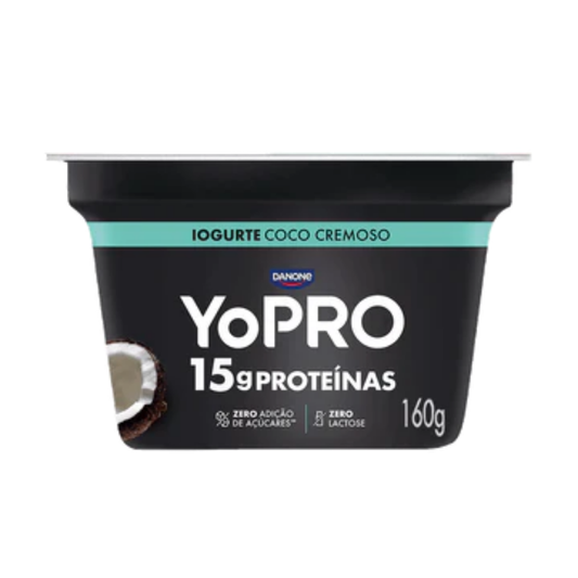 Iogurte de coco 15g High Protein YoPRO Danone 160g