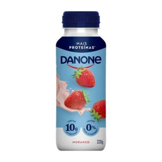 Iogurte líquido Danone com proteína morango 220ml