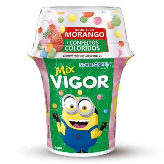 Iogurte Mix Confeitos Coloridos Vigor 140g