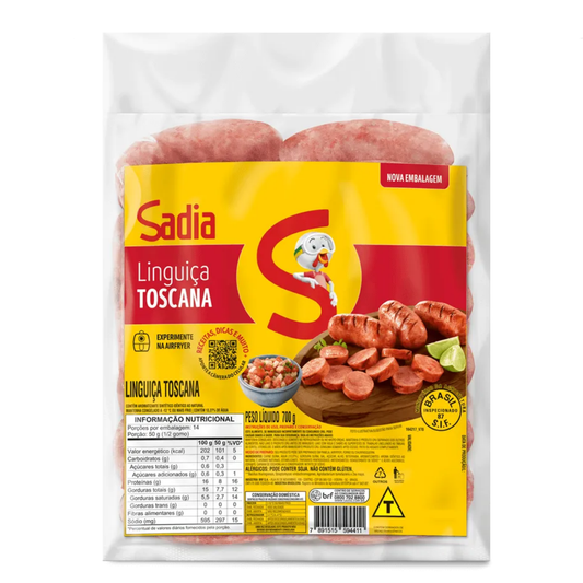 Linguiça toscana Sadia 700g