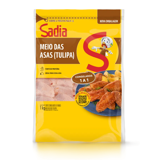 Meio da Asa (Tulipa) de Frango Sadia 1Kg