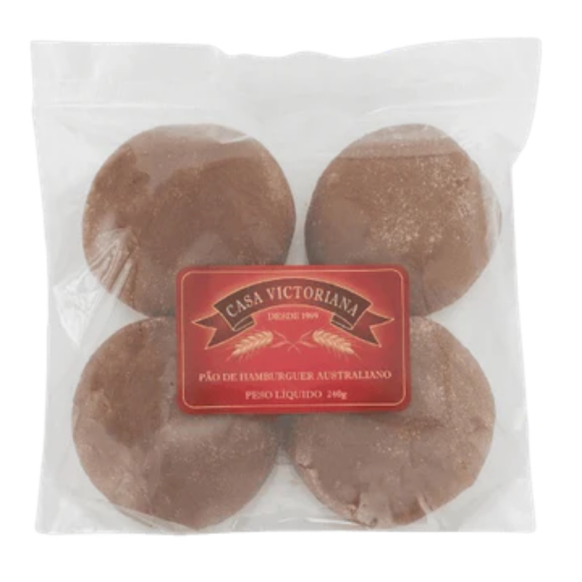 Pão Australiano Para Hambúrguer Casa Victoriana 240g
