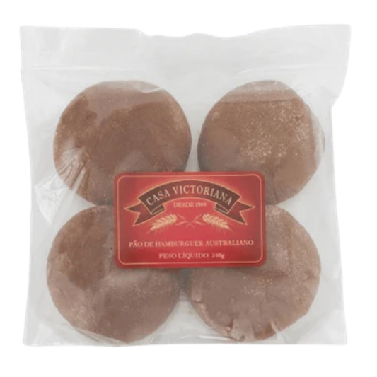 Pão Australiano Para Hambúrguer Casa Victoriana 240g