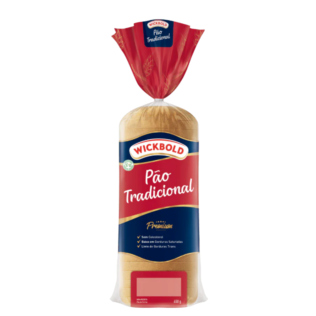 Pão de forma tradicional Wickbold 450g