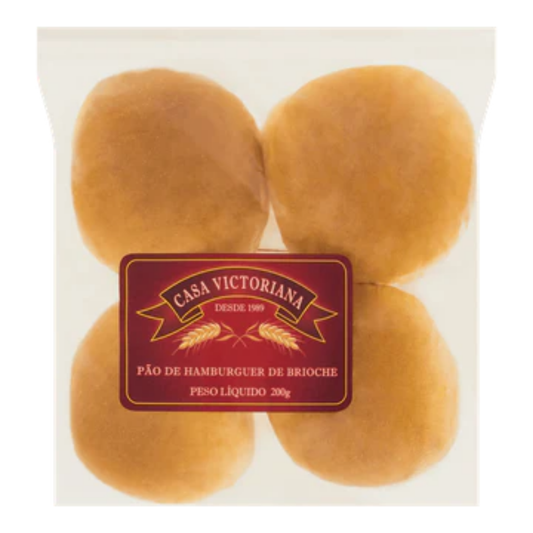 Pão de Hambúrguer Casa Victoria 240g