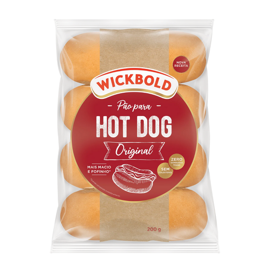 Pão Para Hot Dog Wickbold 200g