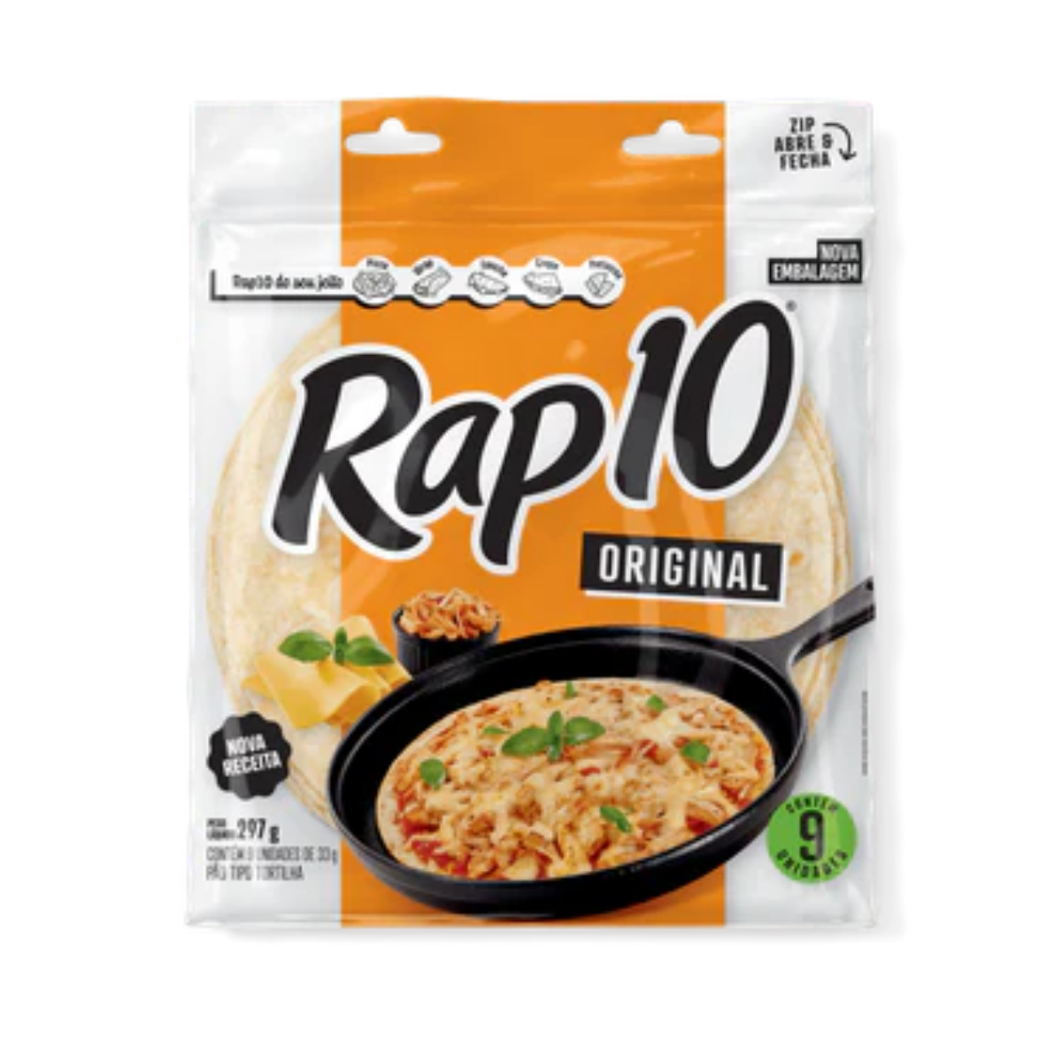 Pão Tortilha Rap10 330g