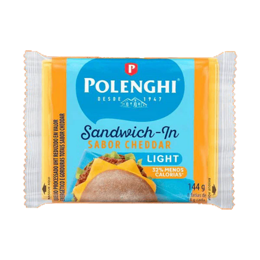Queijo Cheddar Light Polenghi 144g