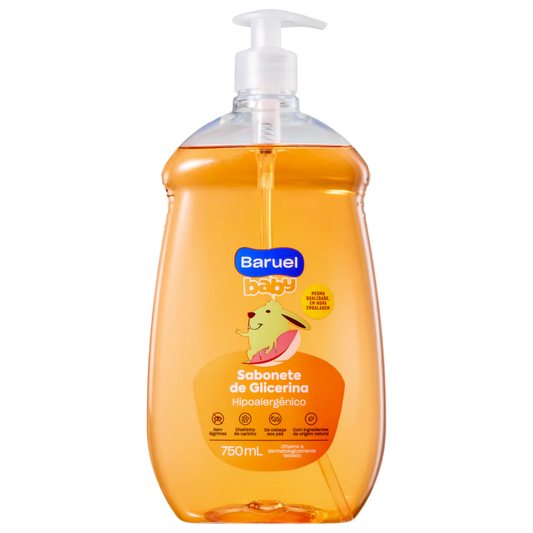Sabonete Infantil Líquido Glicerina Baruel 750ml