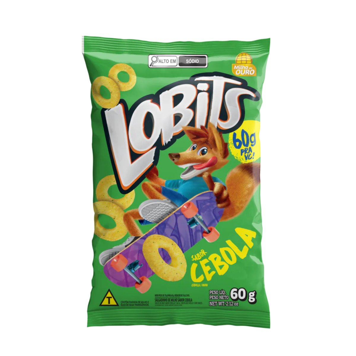 Salgadinhos Lobits Cebola 60g