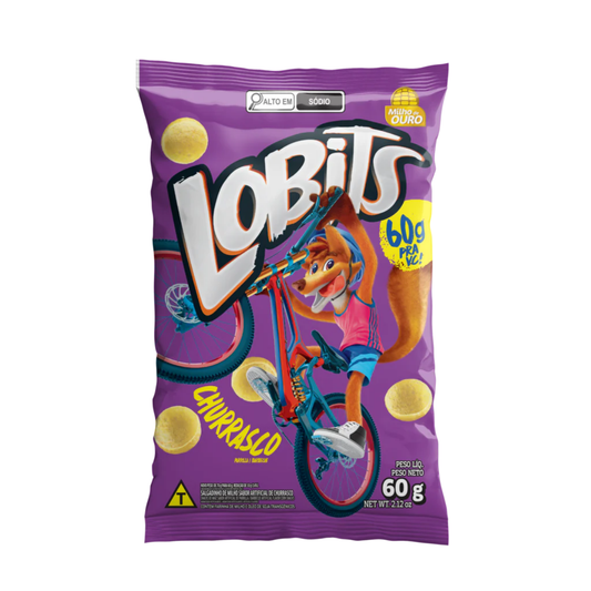 Salgadinhos Lobits Churrasco 60g
