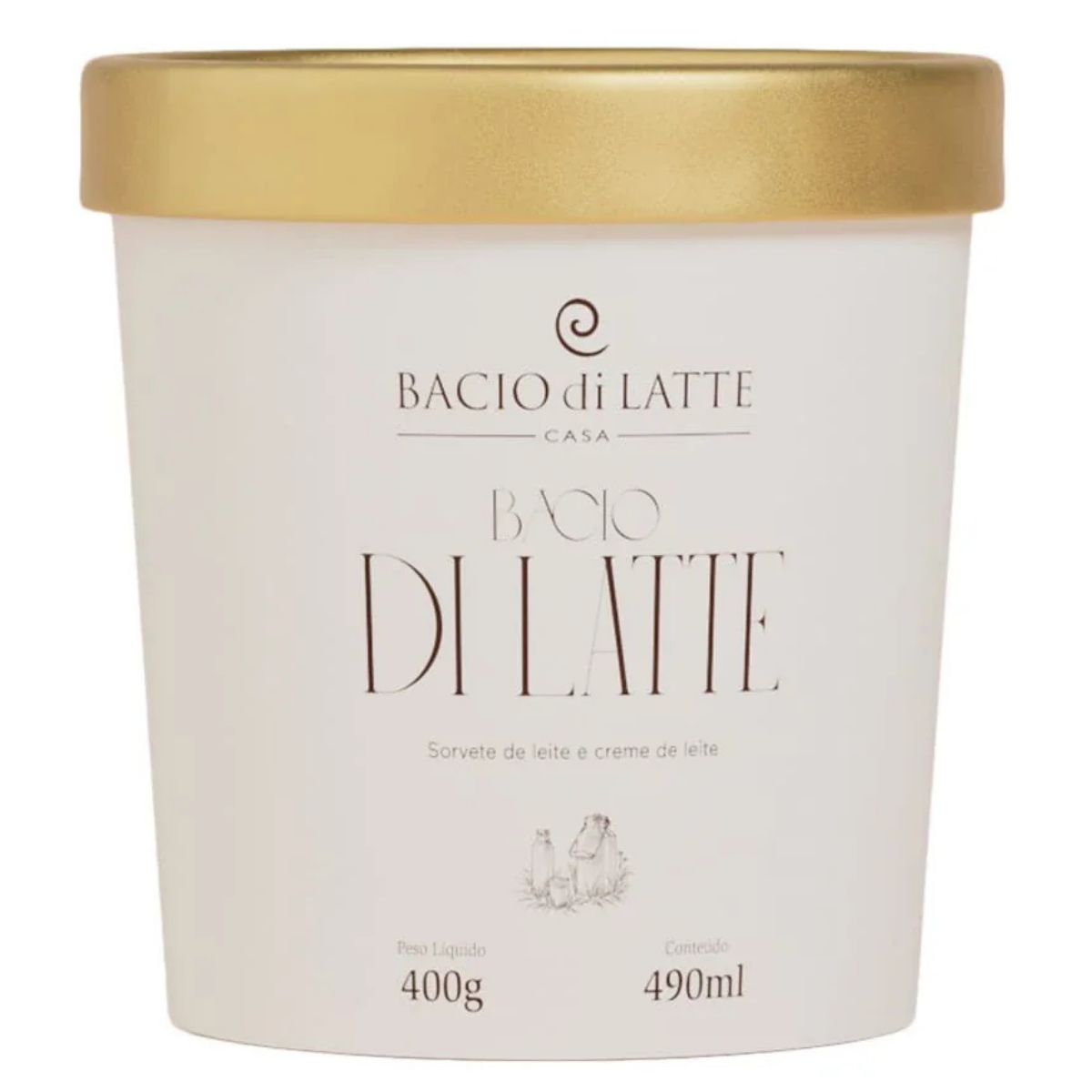 Sorvete Bacio di Latte 490ml