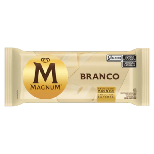 Sorvete Baunilha com Chocolate Branco Magnum 69g